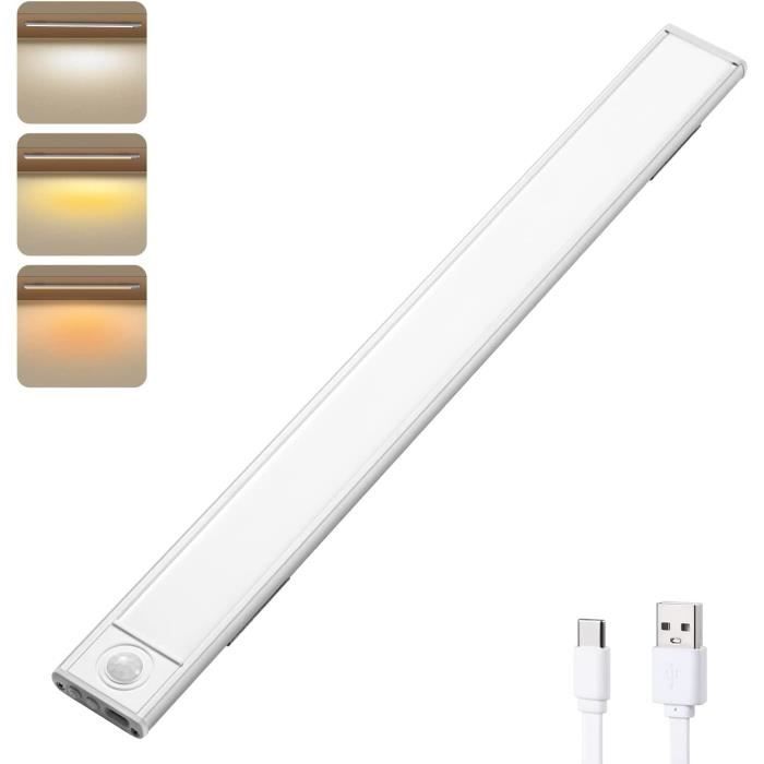 Lampe LED à Détection De Mouvement Rechargeable - Pour Placard, Chambre, Couloir - 8 Cm - Neuf
