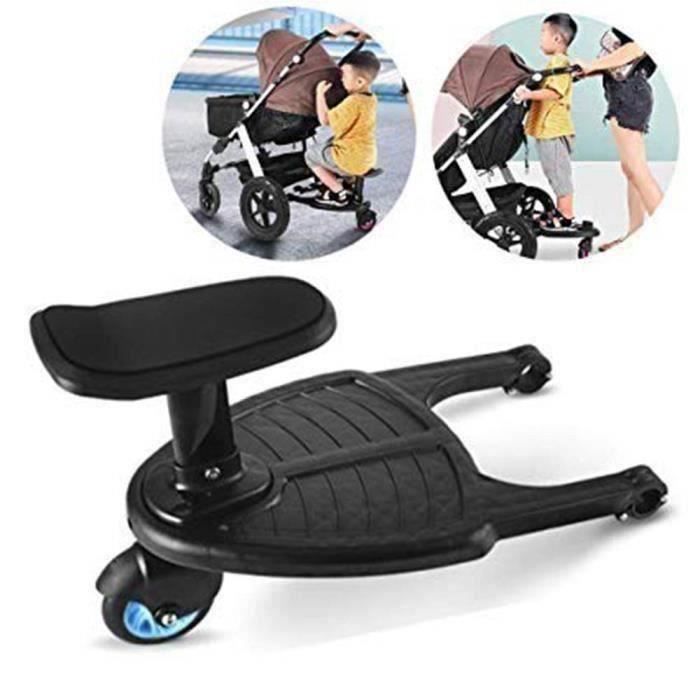 code promo - BugyKido Planche Poussette Universelle, Skate avec Siège, Marche  Pied Poussette avec Sac de Rangement 31,45€ au lieu de 62,90€