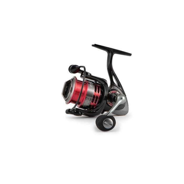 Mitchell Avocast Moulinet Pêche Tambour 7000 - Traînée Avant, Design Noir, Prêt à L'Emploi