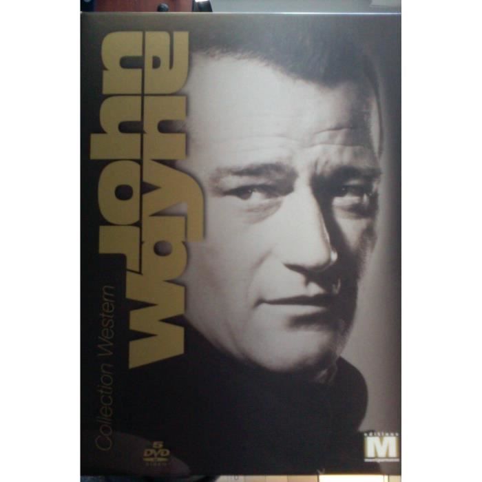 John Wayne 5 DVD -L'amazone aux yeux verts/La Charge héroïque/Le Massacre