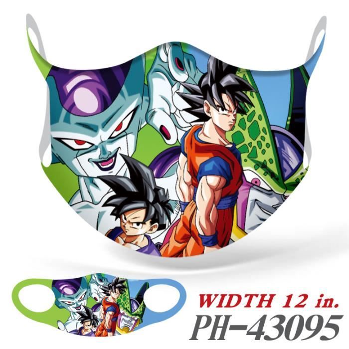 Masque de Sport de Cyclisme en Plein air, adapté à Toutes Les Personnes, Motif de Dessin Dragon Ball