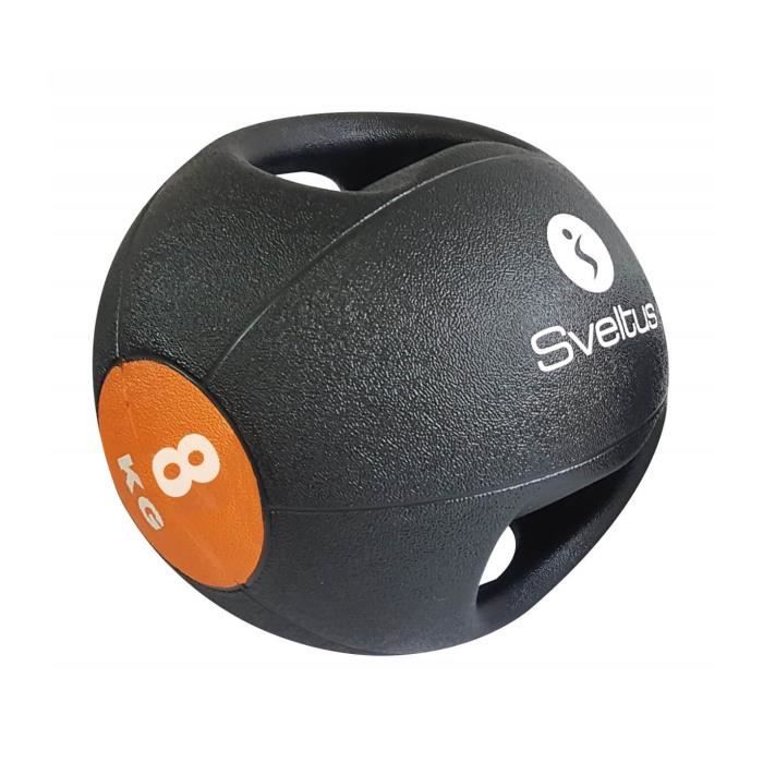SVELTUS - Médecine ball avec poignées 8 kg