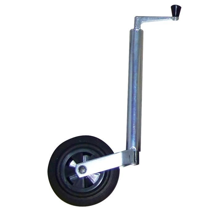 Roue Jockey télescopique Fût diam. 42 mm.