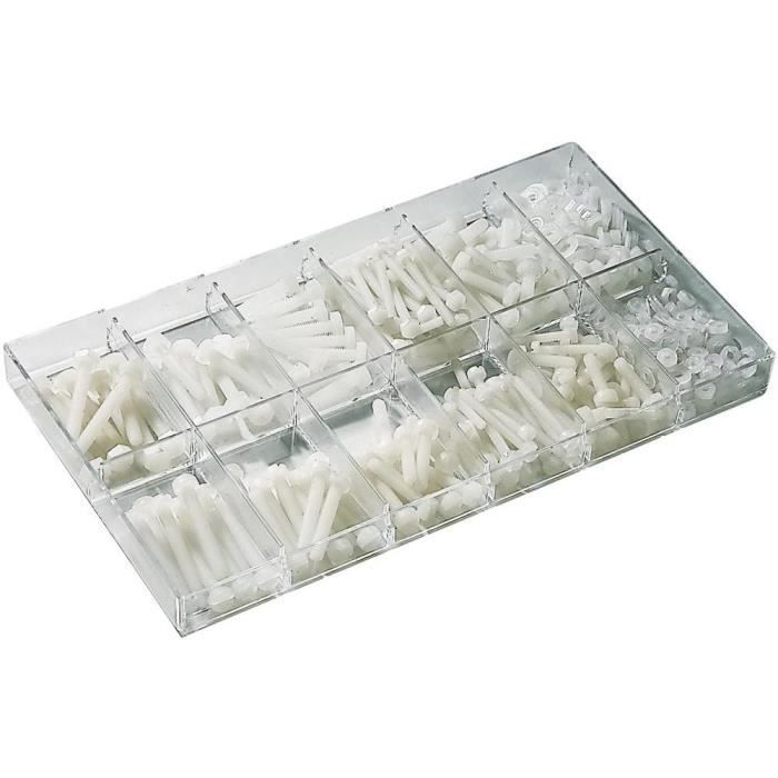 Boîte d'assortiments de 420 vis à tête cylindri…