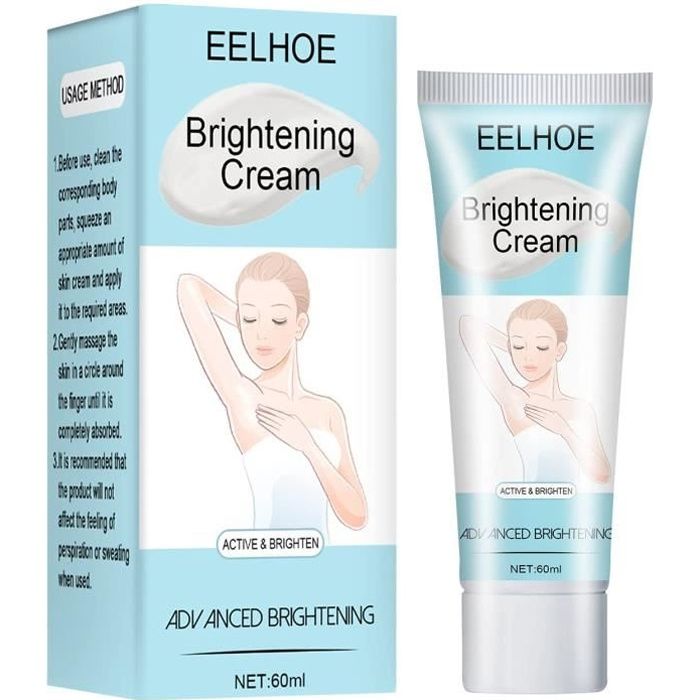 Crème anti-taches, crème naturelle pour les aisselles, crème éclaircissante 10 secondes, crème éclaircissante pour le corps 60 ml,
