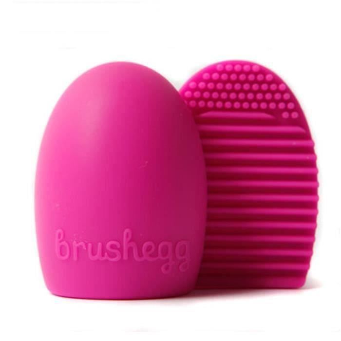 Brushegg nettoyage pinceaux maquillage (Rouge) NN60