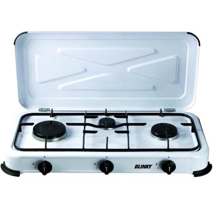 GPL GAZ Réchaud de camping CAMP 3 FEUX de Blinky - TEC-2682 - BLINKY