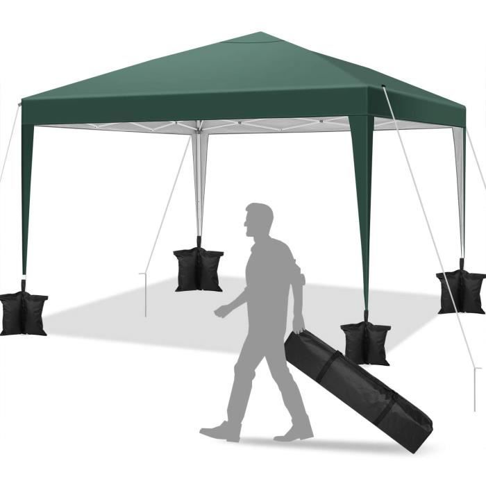 PERGOLA Barnum Pliant 3x3 m Professionnel Tonnelle Pliante impermeacuteable Tonnelle Pliable Gazebo Tente Pavillon reacuteglabl19
