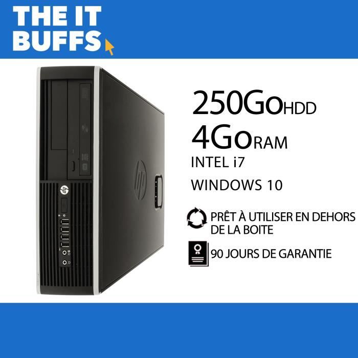 Hp 8200 I7 4go Ram 250go Hdd Windows 10 Ordinateur De Bureau