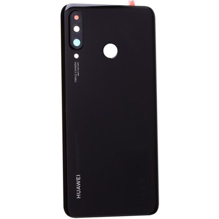 Cache Batterie Capot Vitre Arrière Original HUAWEI P30 LITE NOIR