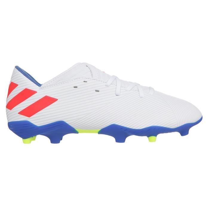 ADIDAS PERFORMANCE Chaussures de Football Nemeziz Messi 19.3 FG J - Enfant - Blanc/Rouge/Bleu