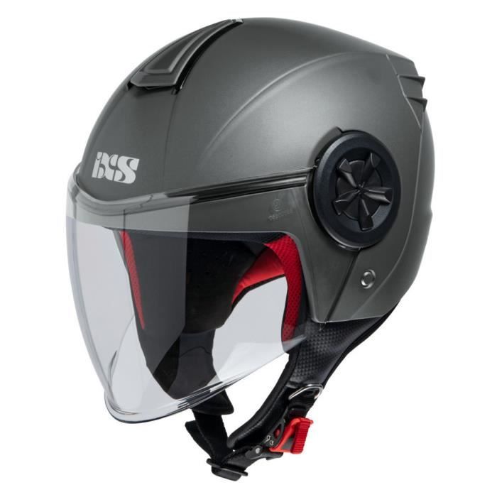 Casque moto jet IXS 851 1.0 - gris - M