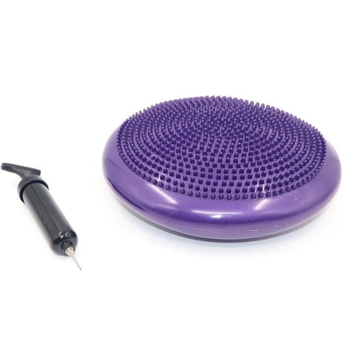 Coussin de balle de Massage de Yoga gonflable durable de 33 cm coussin de disque d'équilibre de stabilité de Yoga de gymnastique