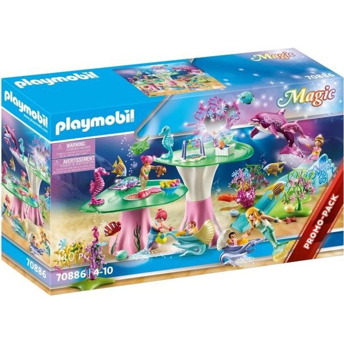 PLAYMOBIL - 70886 - Aire de jeux pour enfants sirènes