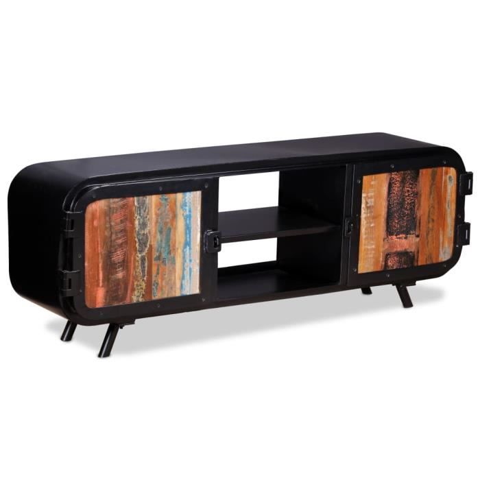vidaXL Meuble TV Bois de récupération 120 x 30 x 45 cm