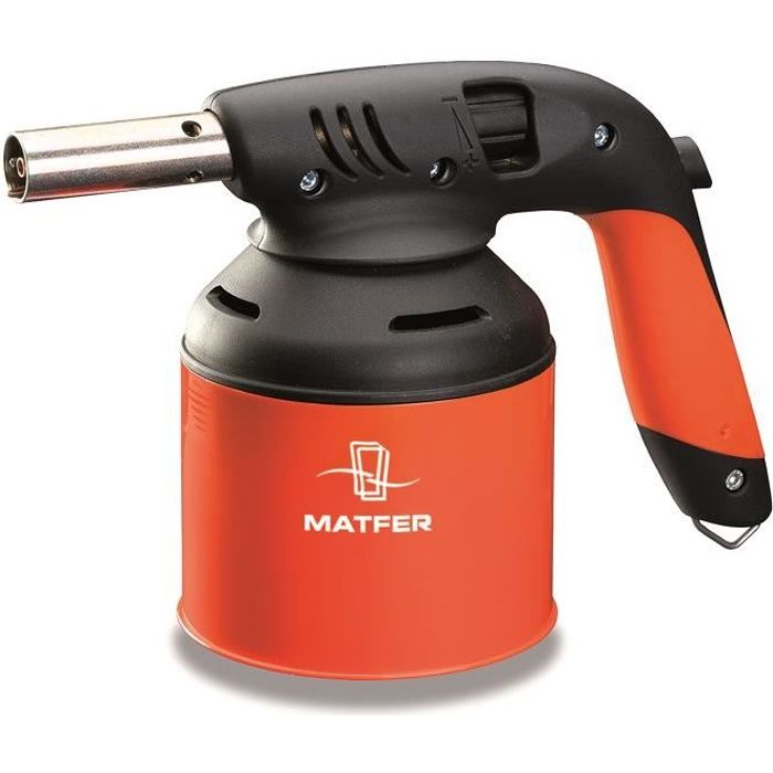 Chalumeau à gaz MATFER professionnel. Allumage automatique par piezo.
