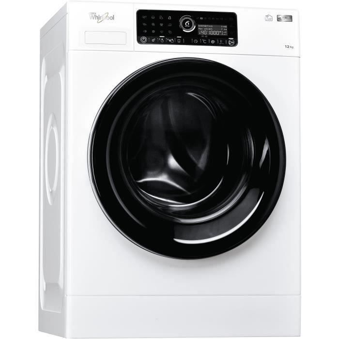 Lave-linge hublot WHIRLPOOL FSCR12443 - 12 kg - Classe A+++ - 1400 tours/min - Blanc