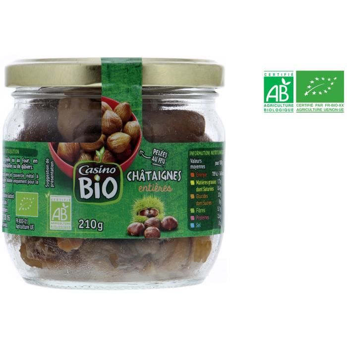 Châtaigne cuite Bio - 37 cl