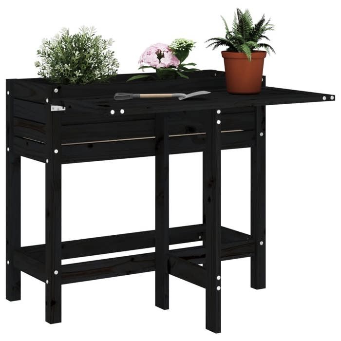 vidaXL Jardinière avec Dessus Pliable