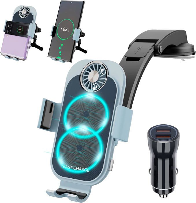 Chargeur Induction Voiture - OKZ - 10W - Tapis De Charge Sans