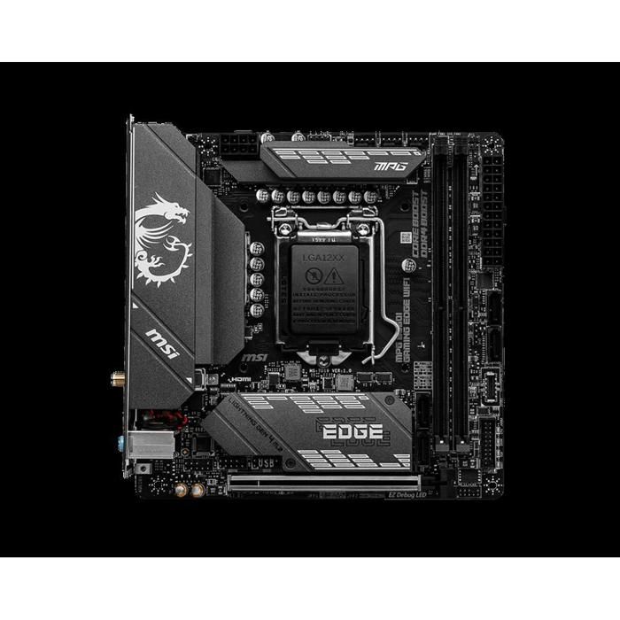 Carte mère MSI MPG B560I GAMING EDGE WIFI Intel B560 LGA 1200 2xDDR4 SDRAM 64 Go Mini ITX - Msi