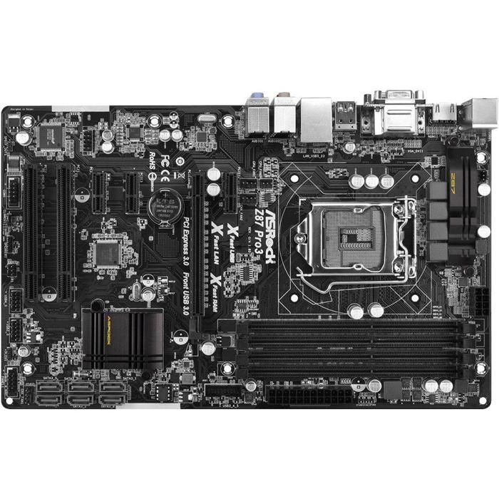Carte mère ASRock Z87 Pro3 Intel Z87 LGA 1150 4xDDR3 32GB ATX - Asrock