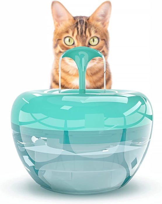 Comparer les prix de Fontaine à Eau pour Chats Super Silencieuse Fontaine à Eau avec Filtre Puissant sans PBA Distributeur d'eau 1,5L Chats et Petits