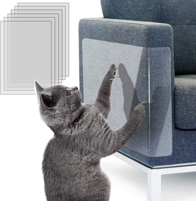 Meilleurs prix pour Protecteur de Rayure de Chat6 Pièces Protecteurs Anti-Griffes AutocollantesProtection Anti Griffures Protection canape