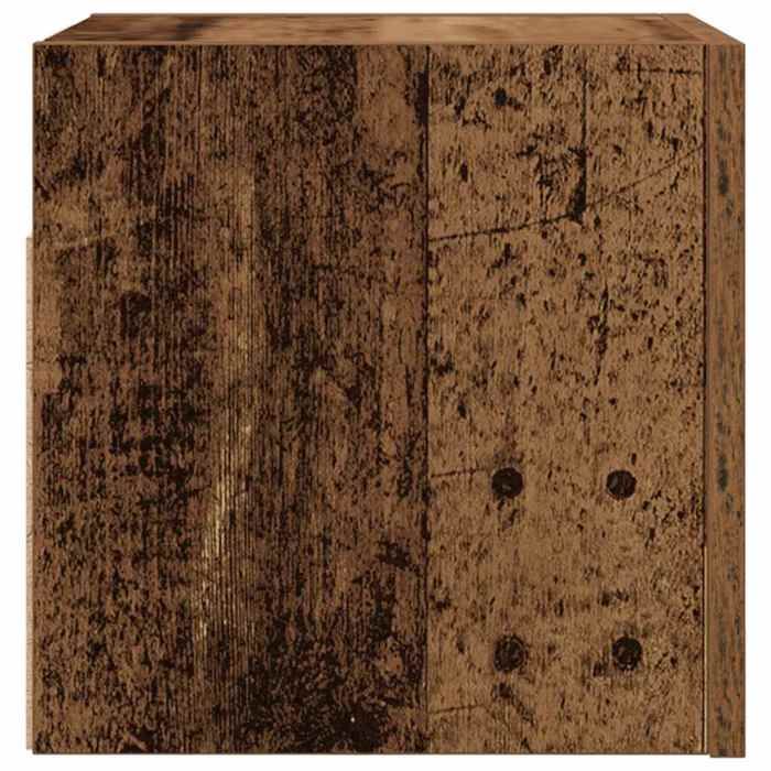 Meuble Hifi/Meuble TV mural GKK Armoire TV vieux bois 30 5x30x30 cm @2797