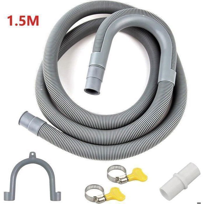 Tuyau de Vidange,Kit de Rallonge Machine a Laver,Uyau D'vacuation Lave