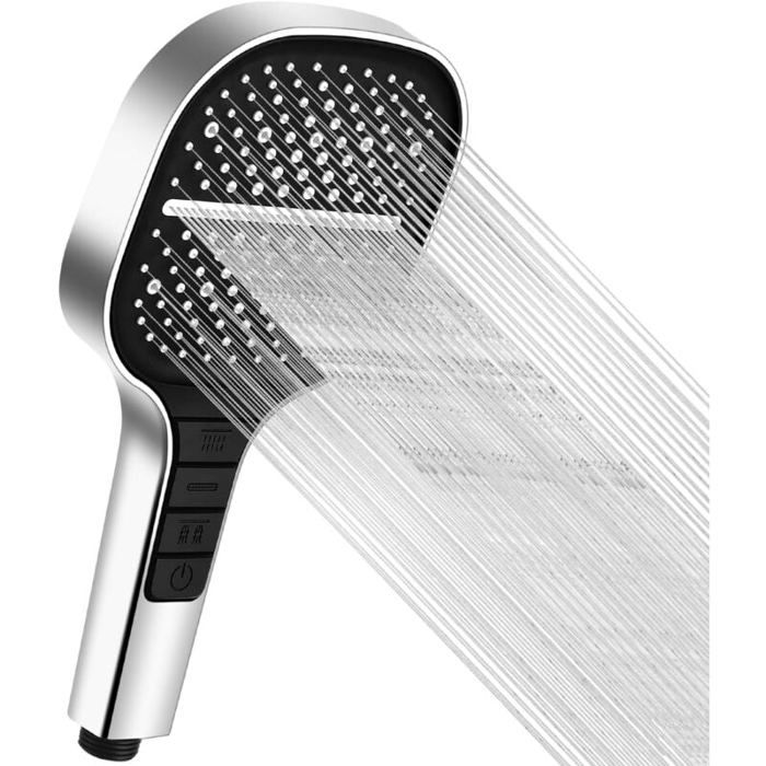 Argent showerhead Carré Pommeau Douche Haute Pression