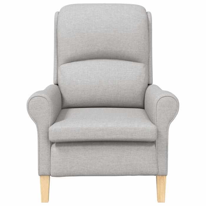 TOP 2026 Chaise Relax - 1 place Fauteuil - Gris nuage 76x94x102 cm Tissu Sharpa FF5053
