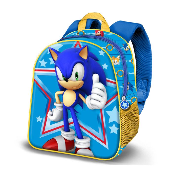 Sac à Dos 3D Elite - Sonic Star - Bleu - Taille Unique