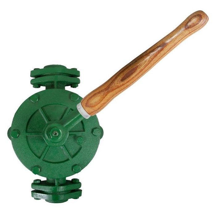 Pompe manuelle à carburant et huile - Omnigena - KN-3 - 33 l/min - Hauteur de levage 20 m - Fonte - Raccord 1 1/4