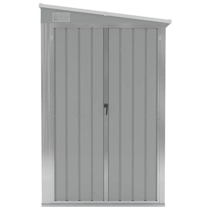 En PromotionAbri de jardin Moderne - ABOTT@ abri de rangement/Armoire haut - murale Gris 118x100x178cm Acier galvanisé B2341212
