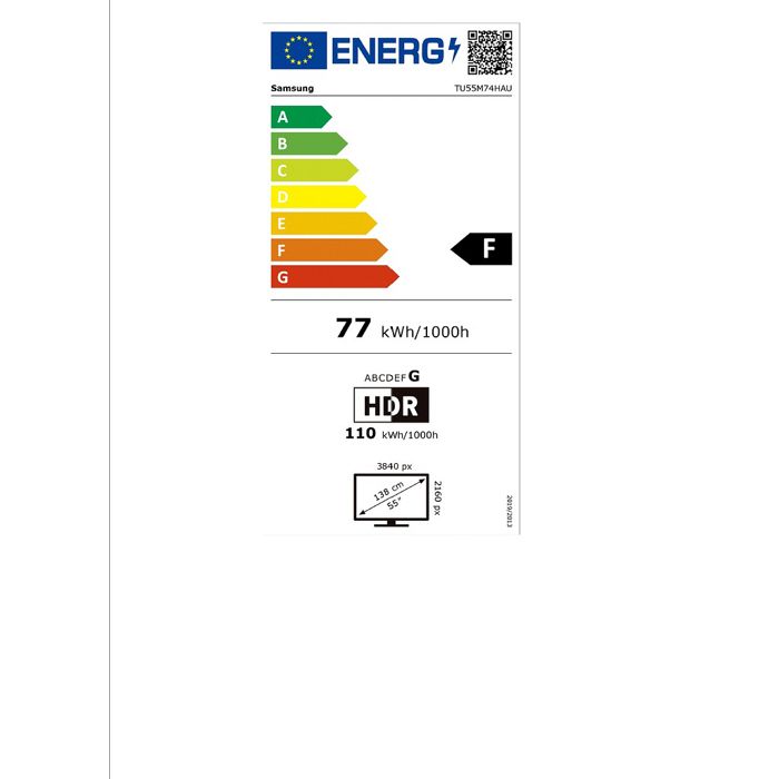Téléviseur QLED 4K noir - Samsung - 55/59 - Mini LED - Smart TV - Wi-Fi - Samsung Bixby - Tizen - 3 HDMI
