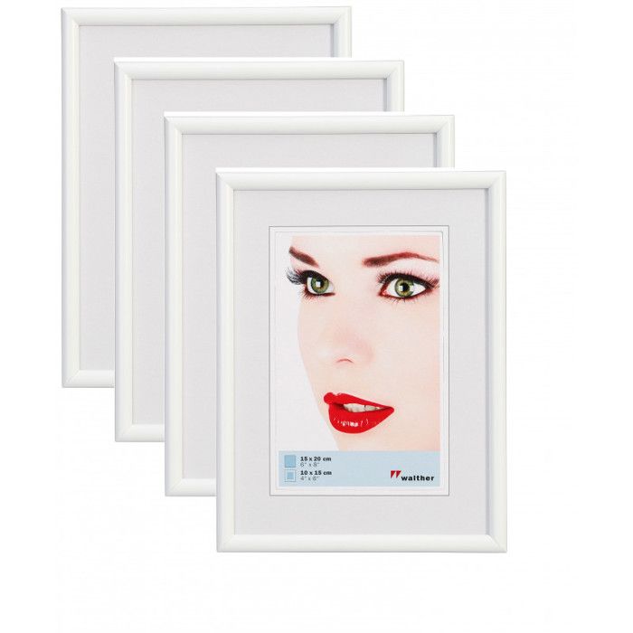 Cadre Photo A4 2 Pièces En Bois Massif - Support Inclinable - Pour Certificats, Photos Paysage - Peut être Posé Ou Accroché - Gris Intempérie