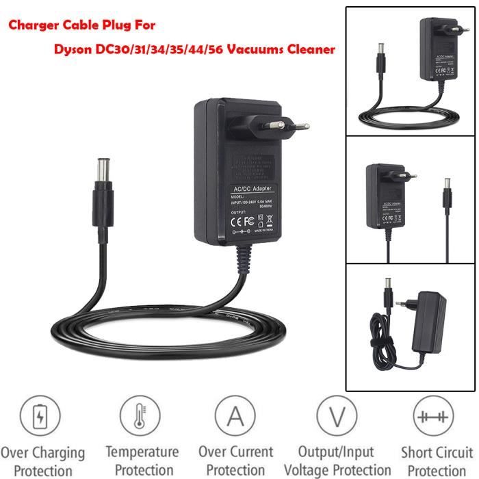 24 35v Chargeur De Batterie Cable Connecteur Pour Dyson Dc30 31 34 35 44 56 Aspirateur Cleaner W3975 Achat Vente Piece Entretien Sol Cdiscount