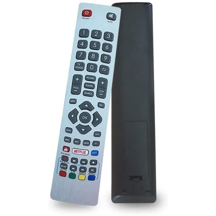 ALLIMITY SHWRMC0118 Télécommande remplace pour Sharp Aquos 4K TV