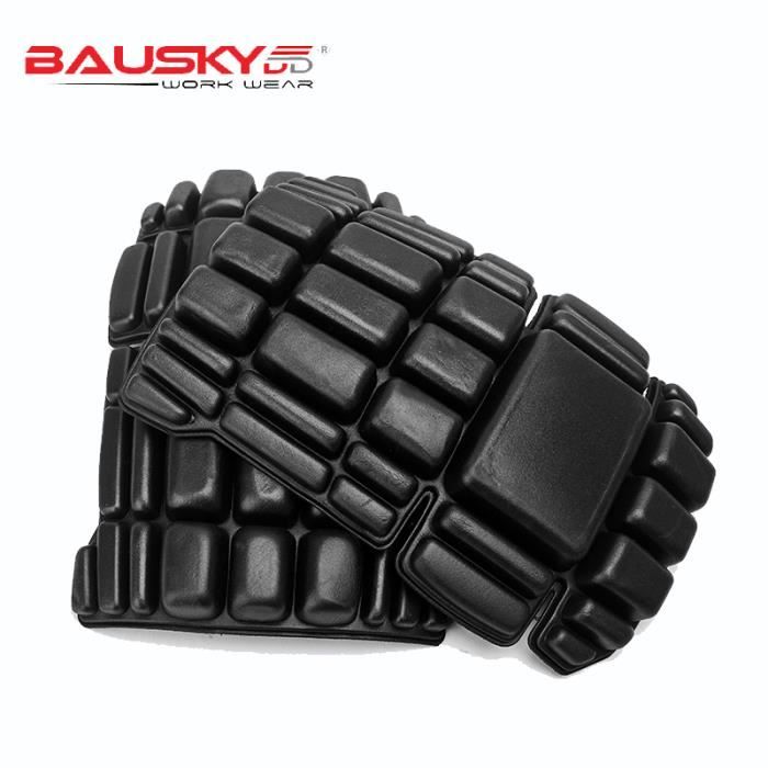 Genouillères En Mousse Souple Pour Pantalon De Travail - Protège-genoux Pour Carrelage, Parquet, Jardinage & Bricolage - Noir - 1 Paire