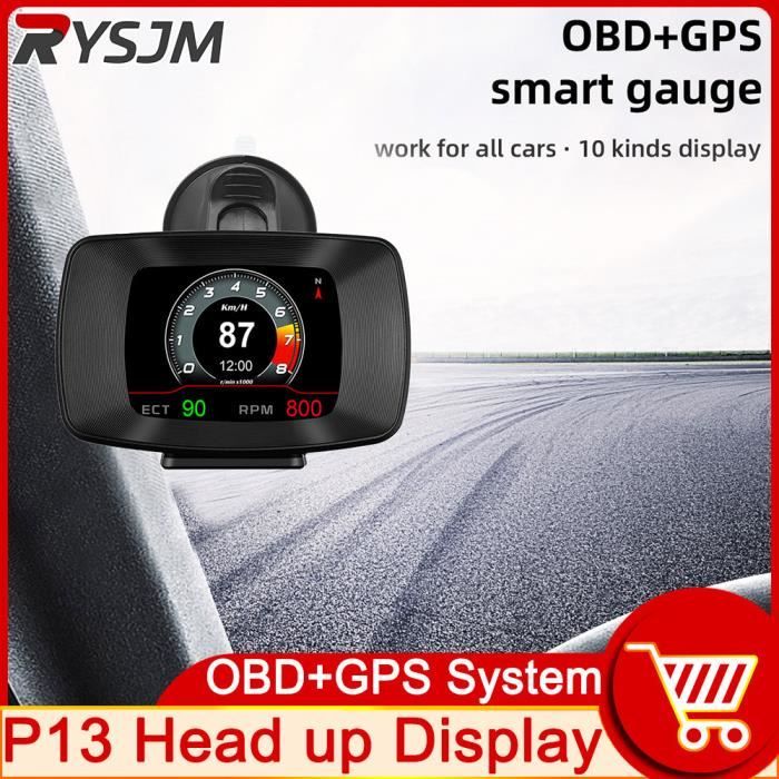 Speedomètre GPS M2 - Affichage Tête Haute HUD | Plug & Play USB Pour Voiture, Moto, Camion