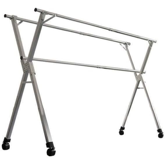IBVIVIC Etendoir à Linge Pliable Extérieur 1.5M - Acier Inoxydable Grande Capacité