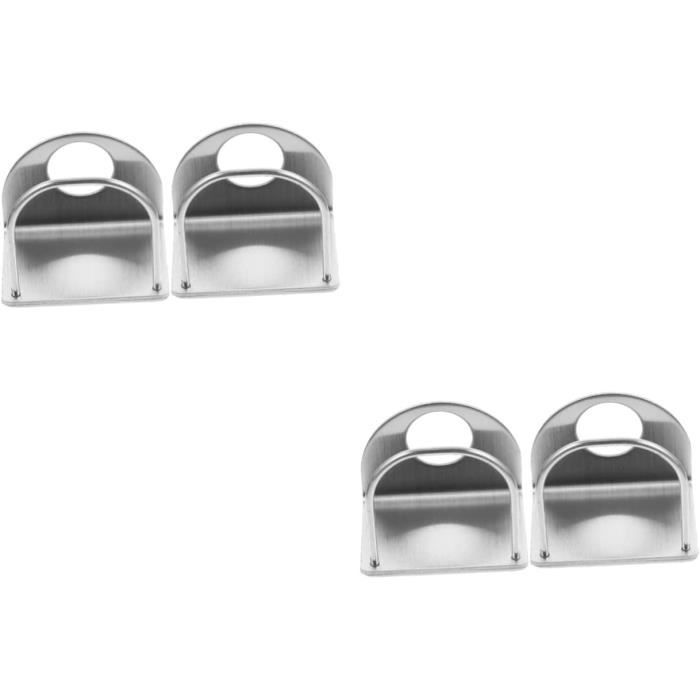 2 Porte-dentifrice Muraux Inox - Adhésif Sans Perçage, Design Avec Trou De Drainage