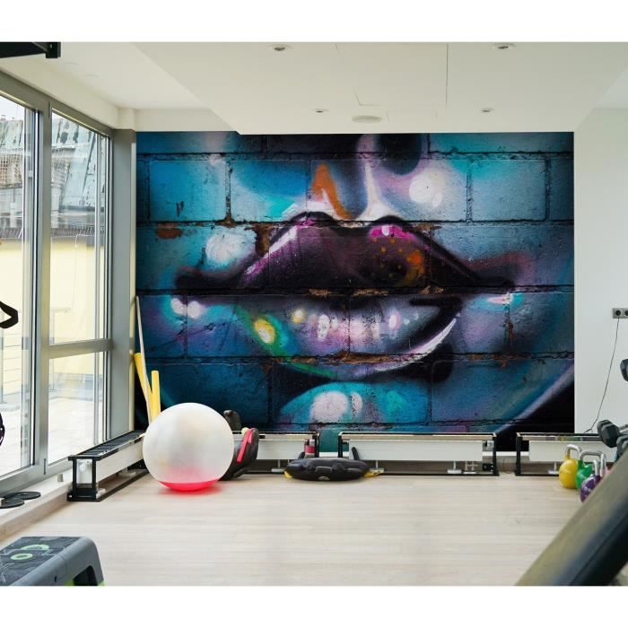 Papier Peint 3D Bleu Piscine Autocollant Et Amovible - Motif Eve, Décoration Murale Facile