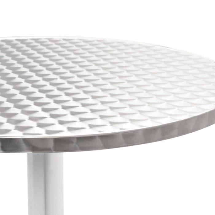 Tables D Exterieur Vidaxl Table De Jardin Ronde Aluminium 60 X 70