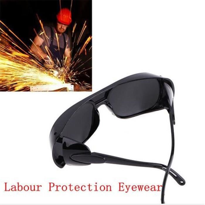 Lunettes De Protection Soudure D DOLITY - Double Lentille (filtre #6 Et Transparent), Cadre PVC Souple, Pour Soudage Et Meulage