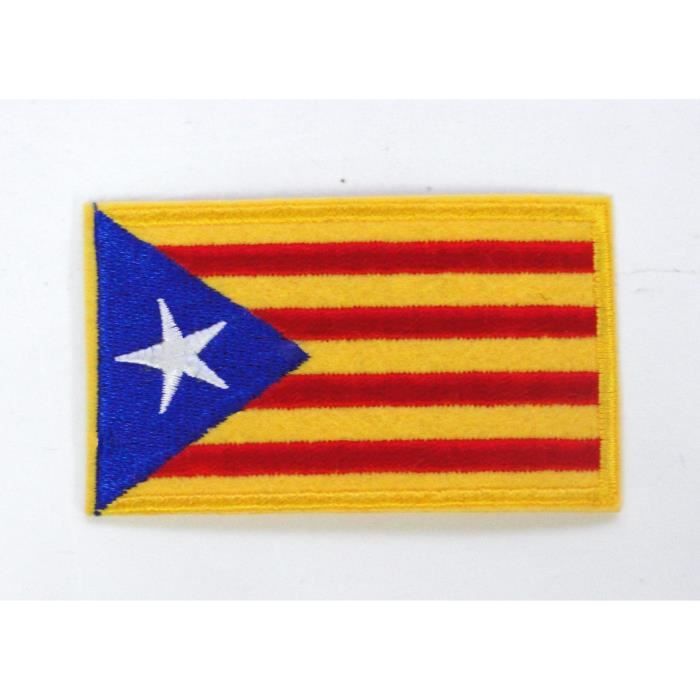 Drapeau De Table Catalogne Estelada Historique 21x14cm