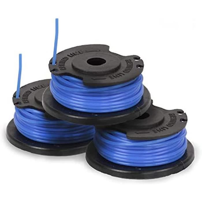 SPARES2GO Fil Et Bobine Doubles De 5 M Compatible Avec Titan TTB820GGT Le Coupe-bordures (lot De 2