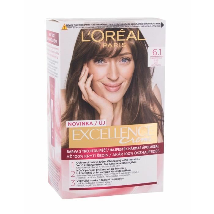 Promo Crème Coloration Blond Foncé 6 L'oréal Paris Excellence chez
