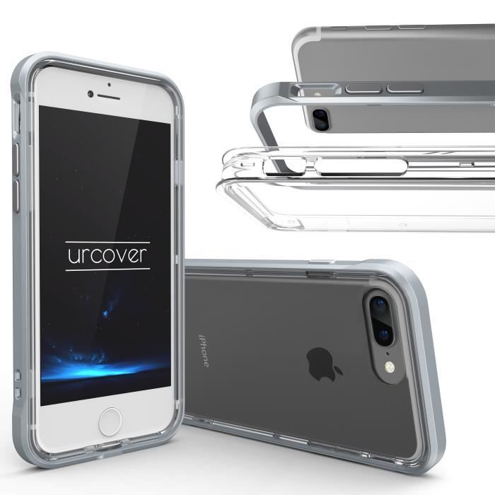 Coque Hybride Urcover Steel Series - Protection Dual Layer TPU Pour IPhone, Samsung